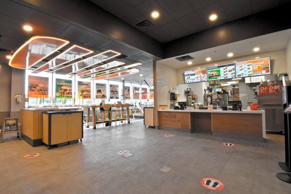Burger King Pickering, ON - Custom Restaurant Millwork