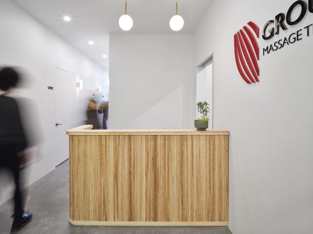 Groundwork Chiropractic Offices - Toronto Custom Millwork & Woodworking company project