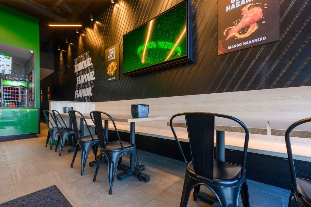 Boreal Architectural - Custom Restaurant Millwork - Wingstop – 5530 Baldwin St S, Brooklin, ON L1M 2J7