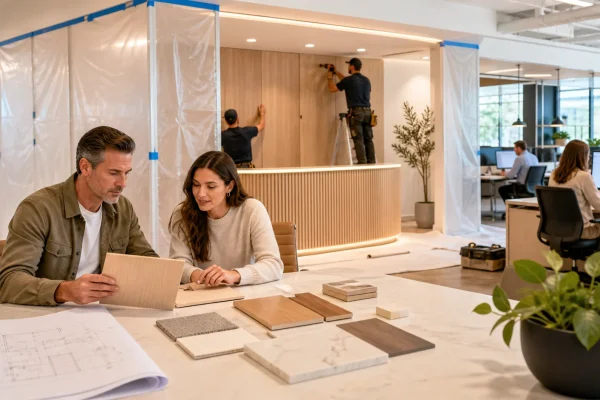 How an Office Millwork Manufacturer Plans Phased Occupied Renovations