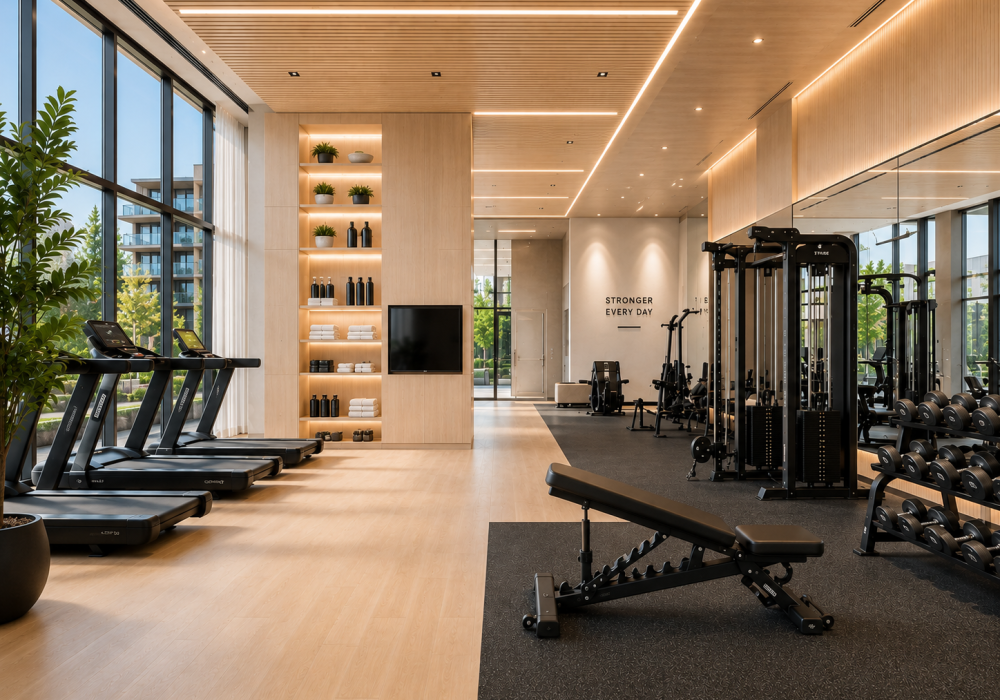 Custom Millwork for Fitness & Recreation Facilities - Boreal Architectural