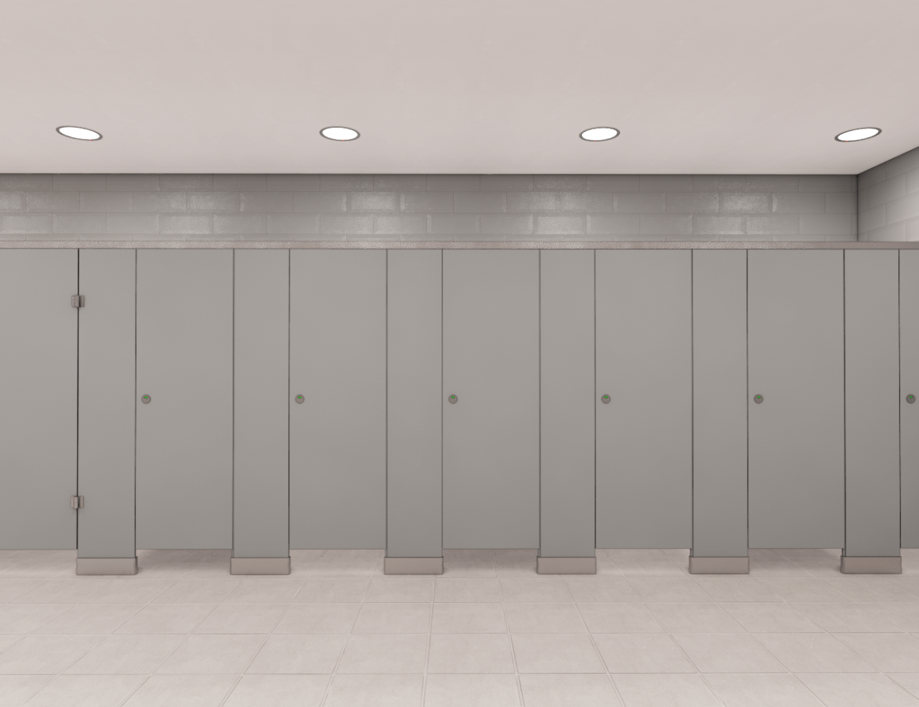 Solid Phenolic Toilet Partitions - Manufactured in Canada - Boreal Architectural Products